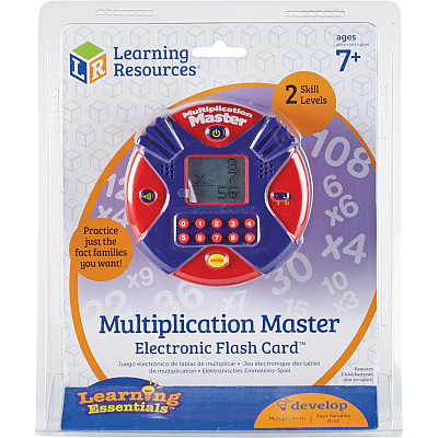 Learning Resources Multiplication Master Electronic Flash Card Game (LRNLER6967)
