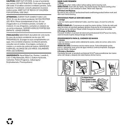 GOJO PRO TDX 5000 Dispenser Cherry Hand Cleaner (GOJ759002)
