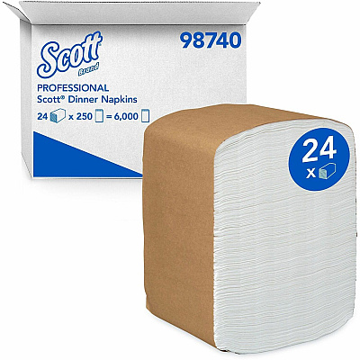 Scott Dinner Paper Napkins (KCC98740)
