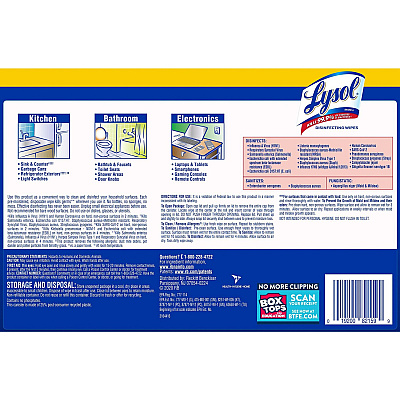 LYSOL Disinfecting Wipes 3-pack (RAC82159PK)