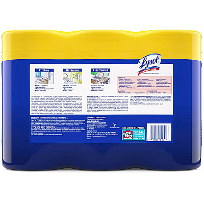 LYSOL Lemon/Lime Disinfecting Wipes (RAC84251PK)