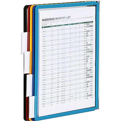 Durable SHERPA Angled Partition Wall Reference Display System (DBL555200)