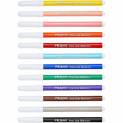 Prang Fine Line Classic Markers Set (DIX80796)