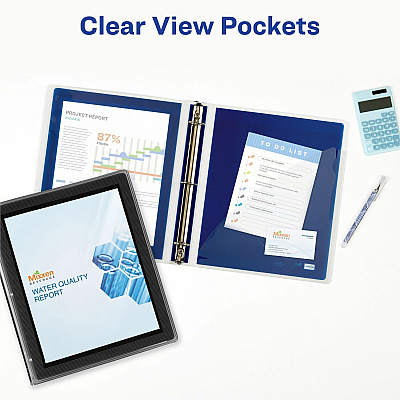 Avery Flexi-View 3 Ring Binders (AVE17637)
