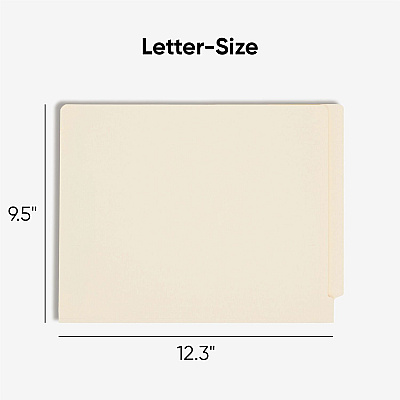 Smead Straight Tab Cut Letter Recycled Fastener Folder (SMD34220)
