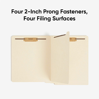 Smead Straight Tab Cut Letter Recycled Fastener Folder (SMD34220)