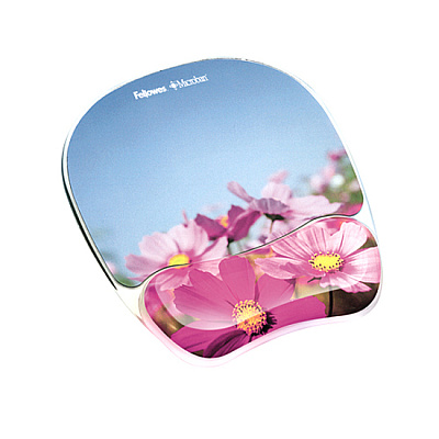 Fellowes Photo Gel Mouse Pad Wrist Rest with Microban (9179001)