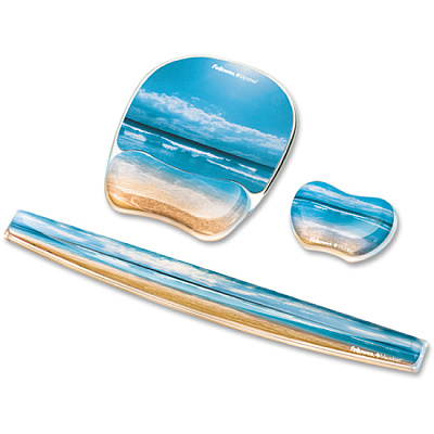 Fellowes Photo Gel Keyboard Wrist Rest with Microban (9179401)