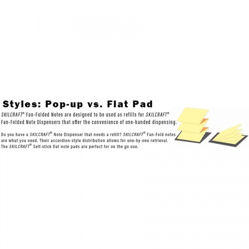 Skilcraft Self-Stick Note Pad (2858355)