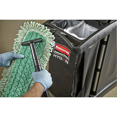 Rubbermaid Commercial HYGEN 60" Microfiber Dust Mop (RCPQ460GRE)