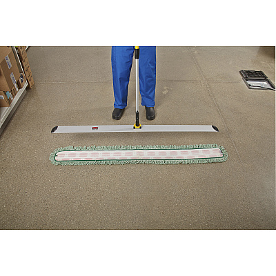 Rubbermaid Commercial HYGEN 60" Microfiber Dust Mop (RCPQ460GRE)