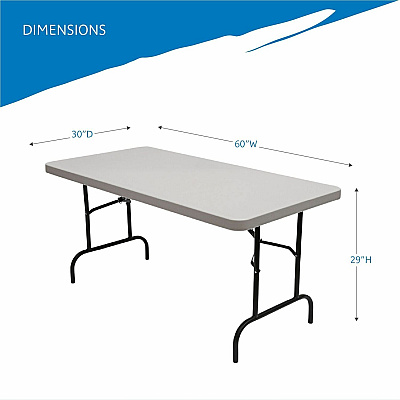 Iceberg Commercial Folding Table (ICE65513)
