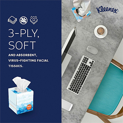Kleenex Professional Anti-Viral Facial Tissue (KCC21286)