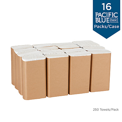 Pacific Blue Basic Recycled Multifold Paper Towels (GPC24590)