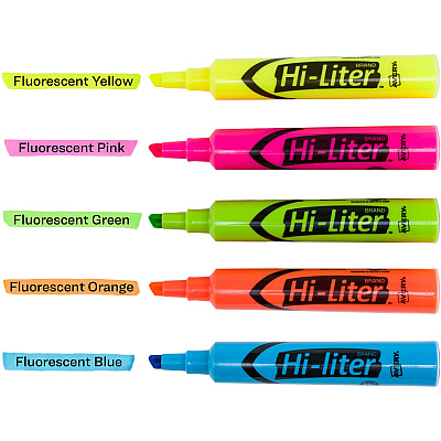 Avery Hi-Liter Desk-Style Highlighters (AVE98034)
