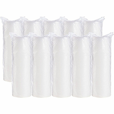 Dart 20 oz HIPS Plastic Non-vented Lid - Translucent (DCC20JLNV)
