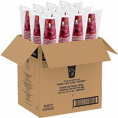 Solo 16 oz Bistro Design Hot Cups (SCCOF16BI0041)