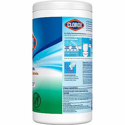 Clorox Disinfecting Wipes, Bleach-Free Cleaning Wipes (CLO01656)