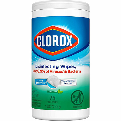 Clorox Disinfecting Wipes, Bleach-Free Cleaning Wipes (CLO01656)