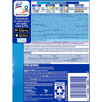 LYSOL Spring Waterfall Disinfectant Spray (RAC02845EA)