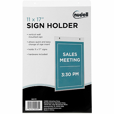NuDell NuDell Wall Sign Holder (NUD38017Z)
