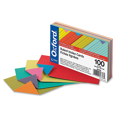 Oxford Extreme Index Cards (OXF04736)