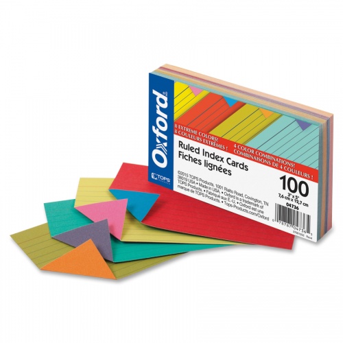 Oxford Extreme Index Cards (04736)