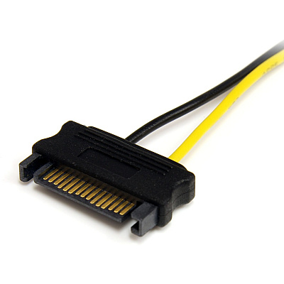 StarTech 6" Sata To 8pin Pcie Power Cable Adapter (SATPCIEX8ADP)