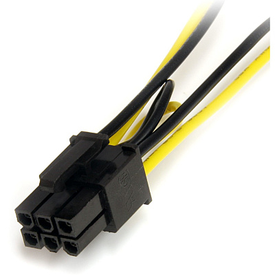 StarTech Sata To 6 Pin Pcie Power Cable Adapter (SATPCIEXADAP)