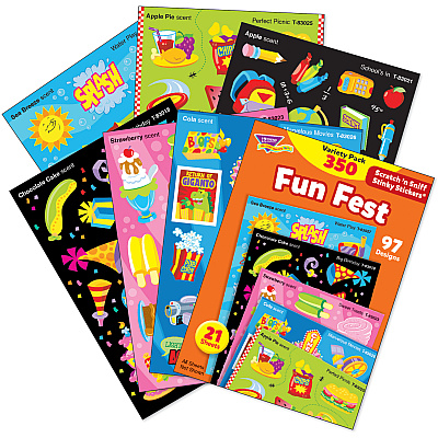TREND Fun Fest Stinky Stickers Variety Pack (TEPT83906)