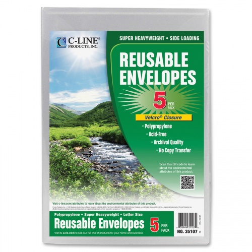 C-Line Biodegradable Reusable XL Poly Envelope (35107)