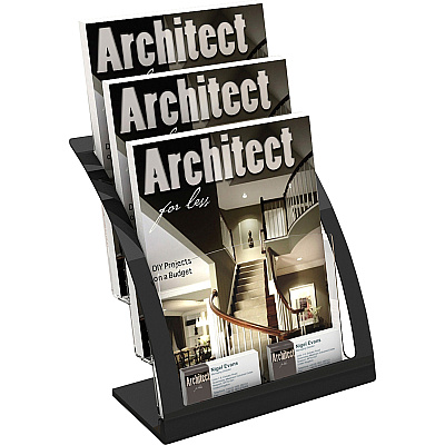 deflecto Contemporary Literature Holder (DEF693704)