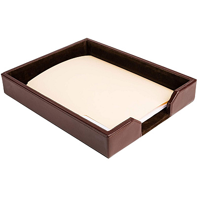 Dacasso Bonded Leather Letter Tray (A3601)