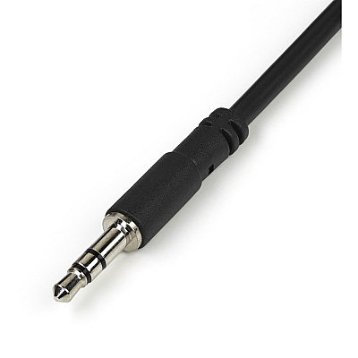StarTech Slim Stereo Splitter Cable - 3.5mm Male To 2x 3.5mm Female (MUY1MFFS)