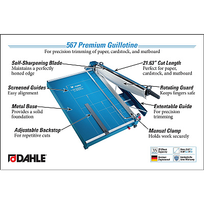 Dahle 567 Premium Guillotine Trimmer