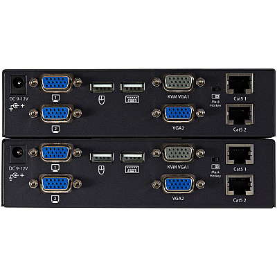 StarTech Usb Dual Vga Over Cat5 Kvm Extender (SV565DUTPU)