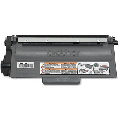 Brother Genuine TN720 Mono Laser Black Toner Cartridge