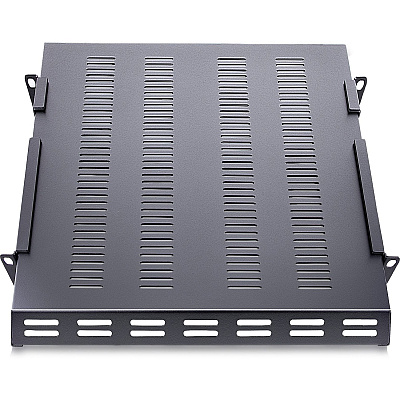 StarTech 1u Adjustable Mounting Depth Vented Rack Mount Shelf - Heavy Duty Fixed Server Rack Cabinet Shelf - 330lbs / 150kg (ADJSHELFHDV)