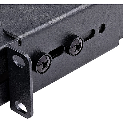StarTech 1u Adjustable Mounting Depth Vented Rack Mount Shelf - Heavy Duty Fixed Server Rack Cabinet Shelf - 330lbs / 150kg (ADJSHELFHDV)