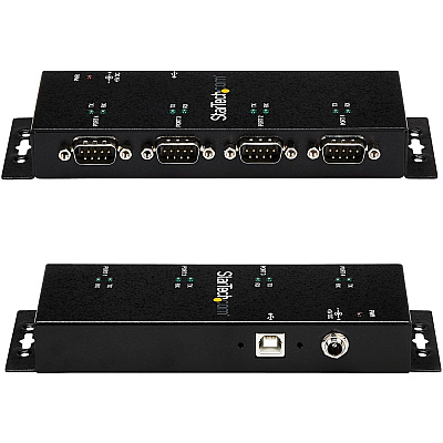 StarTech 4 Port Usb To Db9 Rs232 Serial Adapter H (ICUSB2324I)