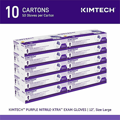 KIMTECH Purple Nitrile Exam Gloves - 12" (KCC50603)