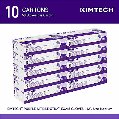 KIMTECH Purple Nitrile Exam Gloves - 12" (KCC50602)