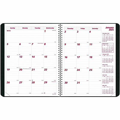 Brownline Monthly Planner (CB1262VBLK)