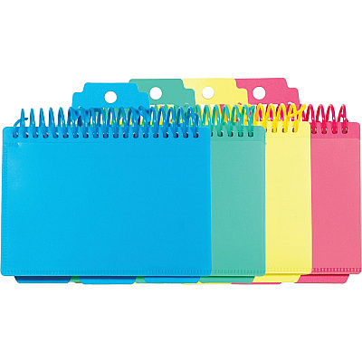 C-Line Spiral Bound Index Card Notebook with Index Tabs (CLI48750)