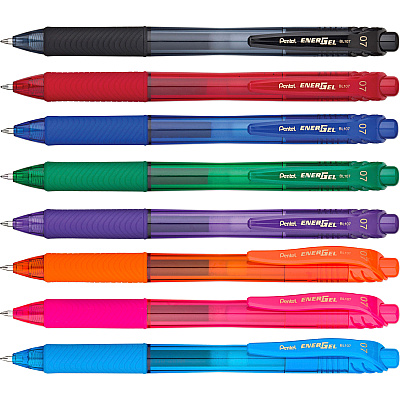 EnerGel EnerGel-X Retractable Gel Pens (PENBL107CRBP8M)