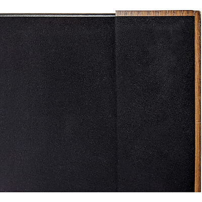 Dacasso Walnut & Leather Side-Rail Desk Pad (P8401)