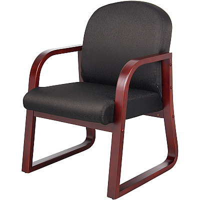 BOSS Mahogany Frame Side Chair (B9570BK)