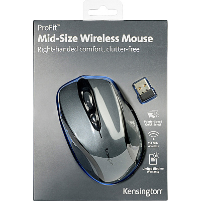 Kensington Pro Fit Mid-size Wireless Mouse (KMW72423)