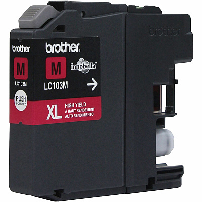 Brother Genuine Innobella LC103M High Yield Magenta Ink Cartridge