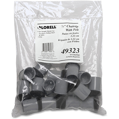 Lorell Replacement Chair Tips with Felt (LLR49323)